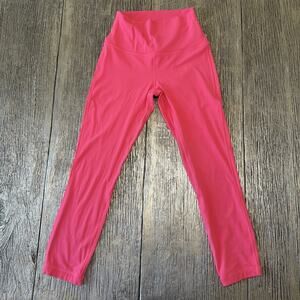Lululemon Align High-Rise Crop 23" Pink Leggings Pants New Style Size 4
